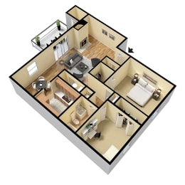 Floor Plan Two Bedroom Apartment