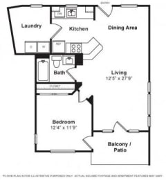 Floor Plan  Floorplan at The Kensington, Pleasanton, CA, 94566