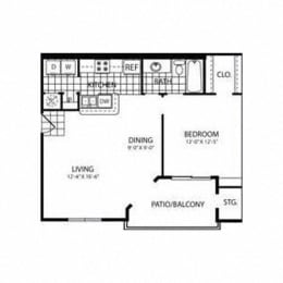 Floor Plan  (A2R) RENOVATED Spinnaker Floor Plan at Lincoln Pointe, Florida, 33160