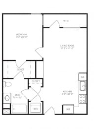 Floor Plans A5 at AVE Walnut Creek, California, 94596
