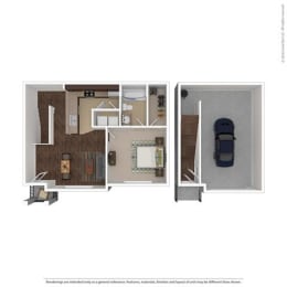 Caldera Floor Plan at Orion McCord Park, Texas, 75068