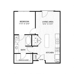 One Bedroom Rentals l  Haven at Lake Highlands l in Dallas, TX