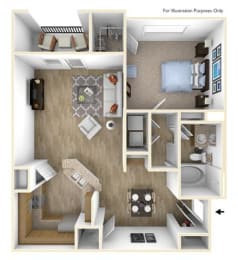 A1 Floor Plan at Villas at Hampton, Hampton, GA