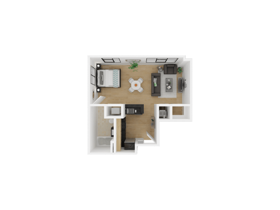 Floor Plan  The Medallion | Apartments | medallion-3d-fps-STUDIO C