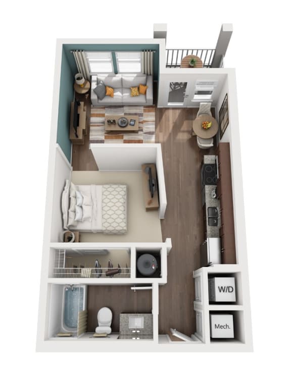 becker floor plan at linden on the greeneway luxury apartments orlando florida