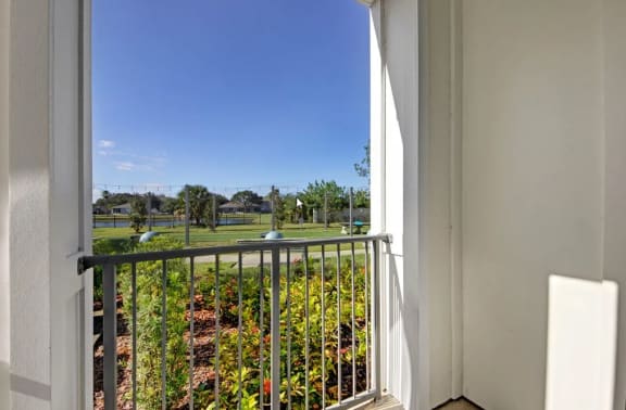 great views from the private patio  at Linden on the GreeneWay, Orlando, 32824