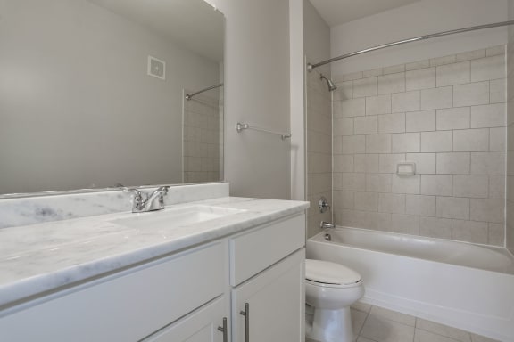 Bathroom With Bathtub at 800 Carlyle, Alexandria, VA