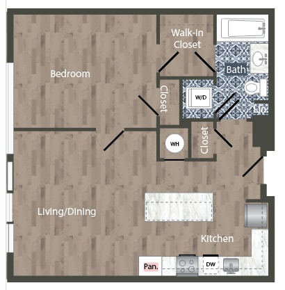 a28a Floor Plan at Park Kennedy, Washington, 20003