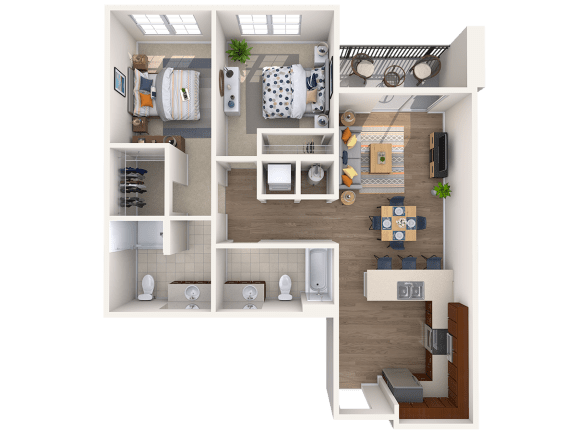 B1B 2Bed_1Bath B1B 2Bed_1Bath at Avenue Grand, Maryland