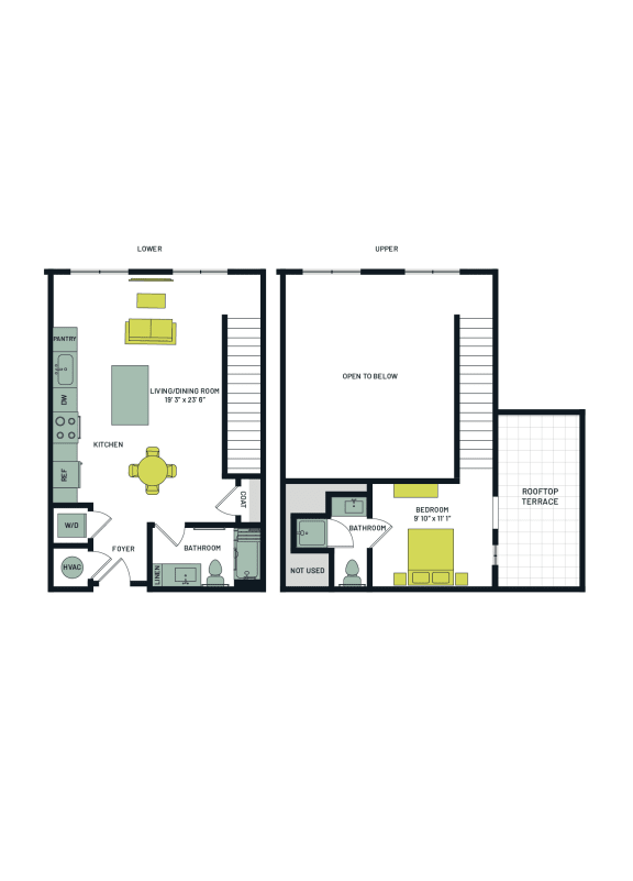 A23L Floor Plan at Vesta Parkside, Washington, DC