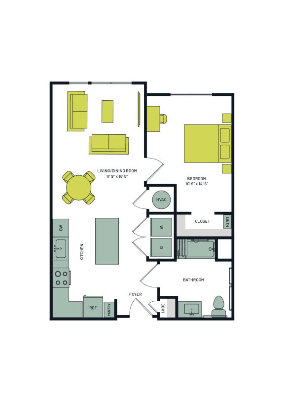 A10A Floor Plan A10A Floor Plan at Vesta Parkside, Washington, 20019