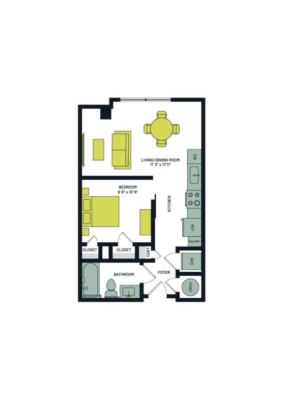 S12A Floor Plan S12A Floor Plan at Vesta Parkside, Washington, DC