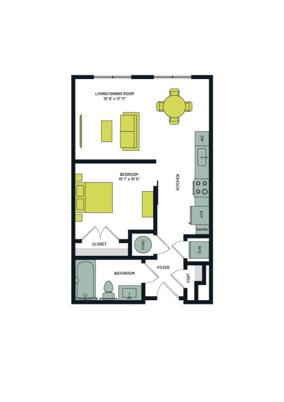 S8A Floor Plan S8A Floor Plan at Vesta Parkside, Washington