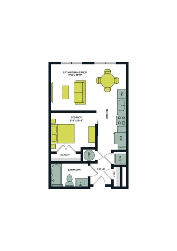 S9A Floor Plan S9A Floor Plan at Vesta Parkside, Washington