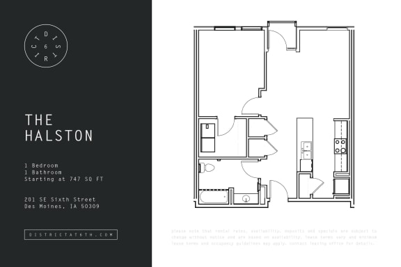 One Bedroom One Bathroom