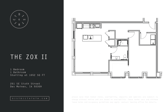 One Bedroom One Bathroom