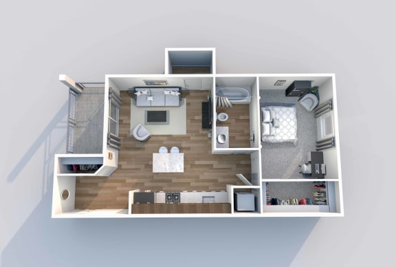 A-2 Floor Plan A-2 Floor Plan at Downtown 360, Utah
