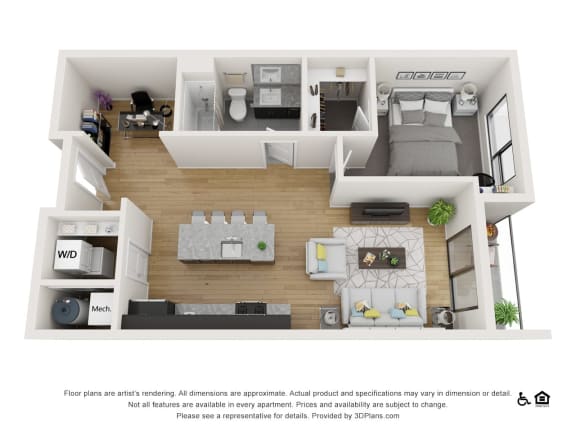 One Bedroom One Bath