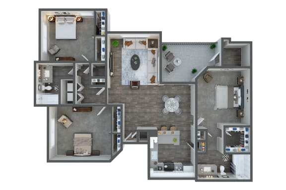 District three bedroom two bathrooms at Tempe Station, Tempe, Arizona District three bedroom two bathrooms at Tempe Station, Tempe, Arizona at Tempe Station, Arizona, 85281