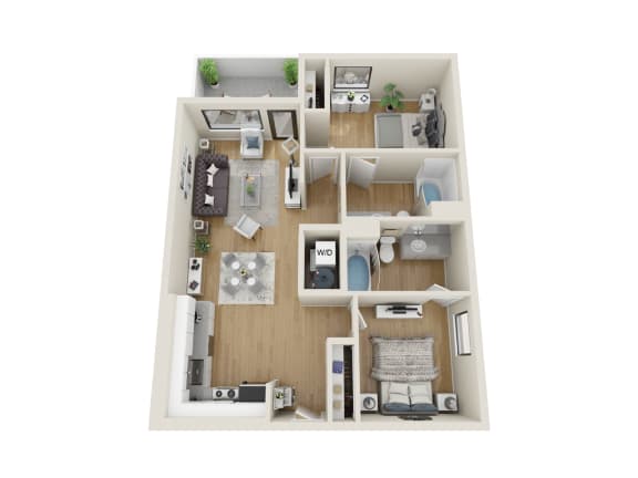 Cumulus Floor Plan Cumulus Floor Plan at Sora, Inglewood, CA