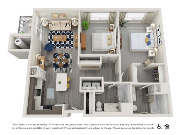 3D Floorplan Image of Rockford