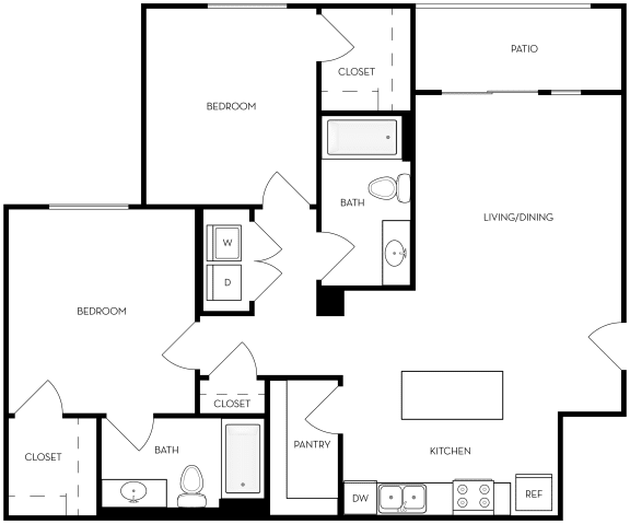 b20b Floor Plan b20b Floor Plan at Altair at Riverwalk, West Haven