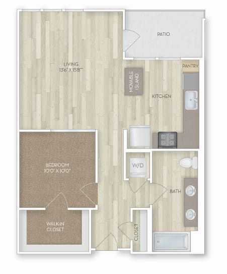 One bedroom one bathroom
