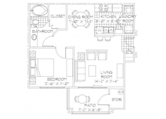 Broadmoor floor plan.