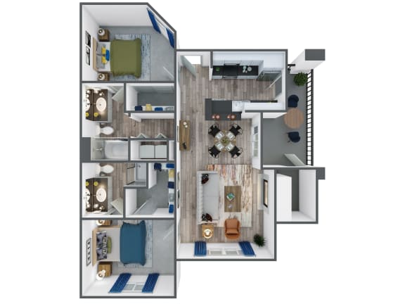 Barcelona Floor Plan Barcelona Floor Plan at Springs at Continental Ranch, Tucson, 85743