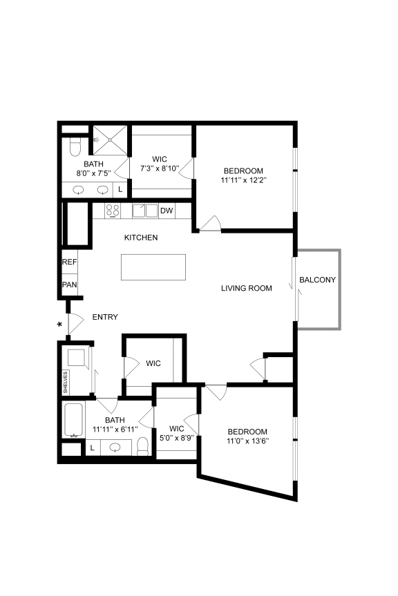 two bedroom