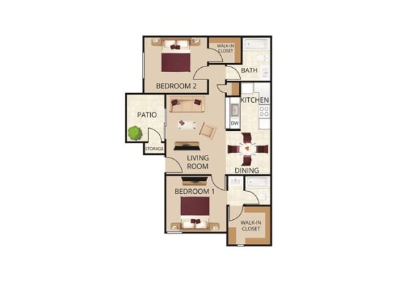 Floor Plan  Plan D floorplan