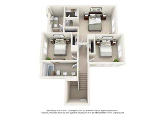 Burgundy Floor Plan at Montiavo, Santa Maria California