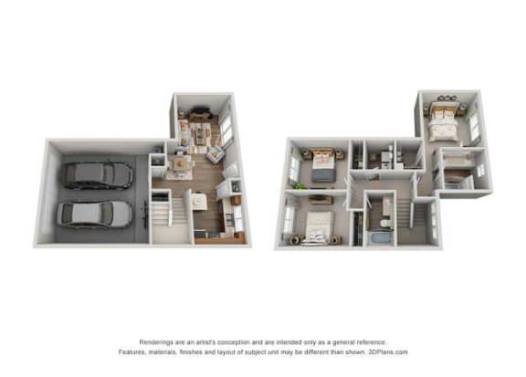 Floor Plan  Catalonia Floor Plan at Montiavo, Santa Maria California