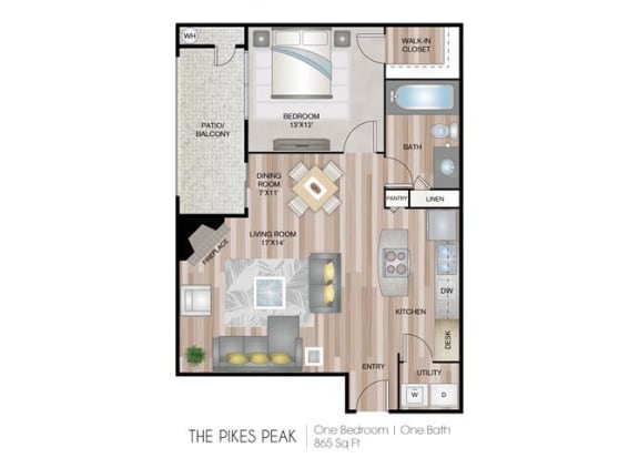 Pikes Peak Floor Plan at Briargate on Main, Parker, 80134