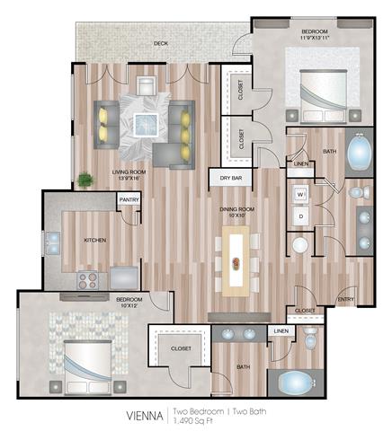 Vienna Floor Plan Vienna Floor Plan at Notting Hill, Georgia