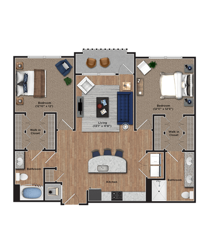 Two Bedroom Two Bedroom