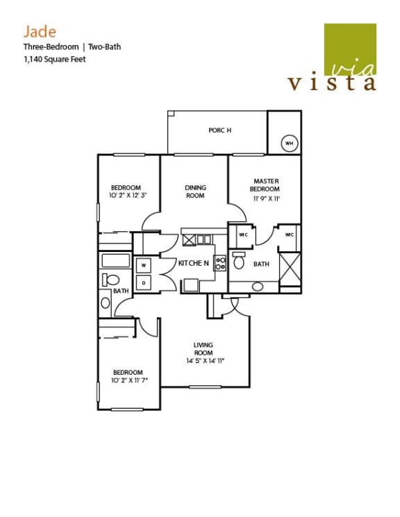 Floor Plan  Jade Floor Plan at Via Vista, Rio Rancho, New Mexico