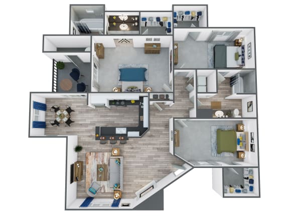 Marseilles Floor Plan Marseilles Floor Plan at Springs at Continental Ranch, Tucson