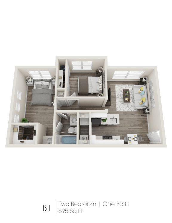 B1 Floor Plan B1 Floor Plan at Monte Viejo, Arizona, 85024