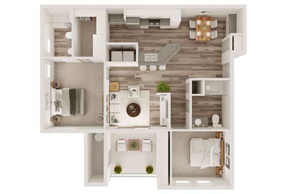 Redwood Floor Plan at Lasselle Place, Moreno Valley, CA