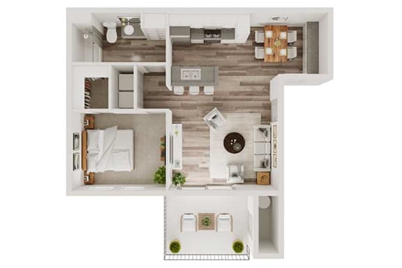 Floor Plan  The Willow Floor Plan at Lasselle Place, Moreno Valley, CA, 92551