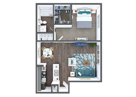 A2 Floor Plan at 5400 Vistas, Las Vegas, NV