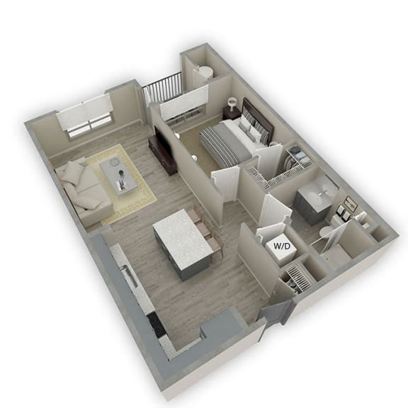 Arte apartment floorplan A1