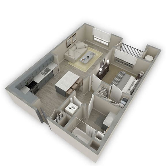 Arte apartment floorplan A2