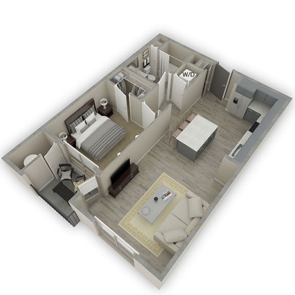 Arte apartment floorplan A3
