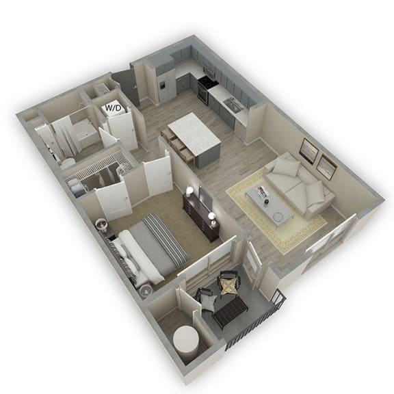 Arte apartment floorplan A4