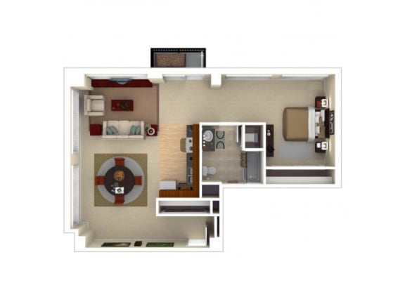 11CH Floor plan at The Wyatt, Portland, OR, 97209