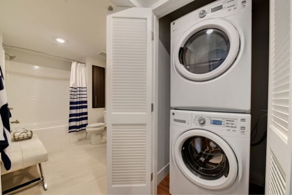 washer and dryer
