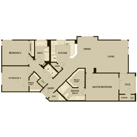 EL DORADO Floor plan, at Terra Vista, 1441 Santa Lucia Rd