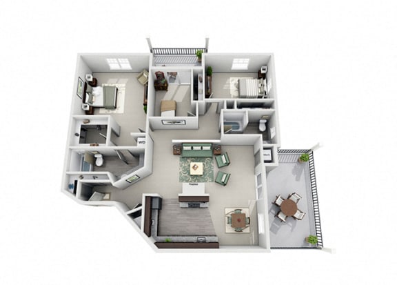 Three bedroom two bathroom